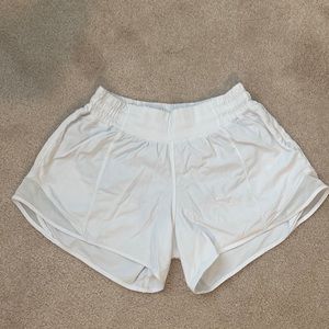 SOLD. lululemon LR hotty hot shorts 4”